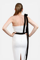robe bretelle en velours