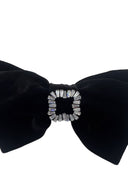 Barrette cheveux  Double Nœud  pour cheveux En Velours De Soie