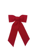 barrette cheveux rouge en gros grain