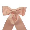Barrette pour cheveux en satin, barrette noeud rose