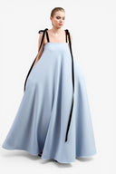 Robe en laine bleue
