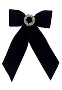 barrette Noeud Pour Cheveux En Velours