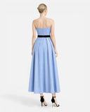 Robe Bustier Nœud En Velours