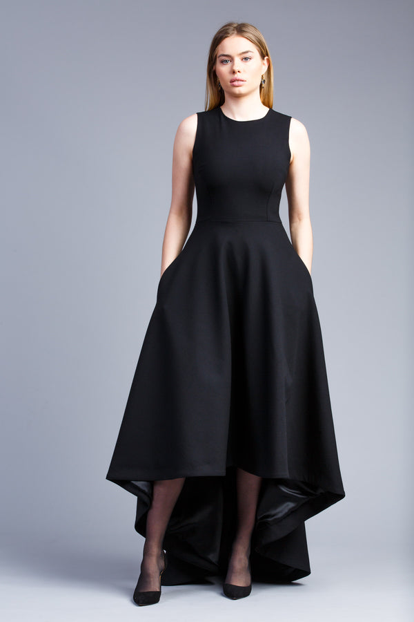 Robe ourlet asymétrique  