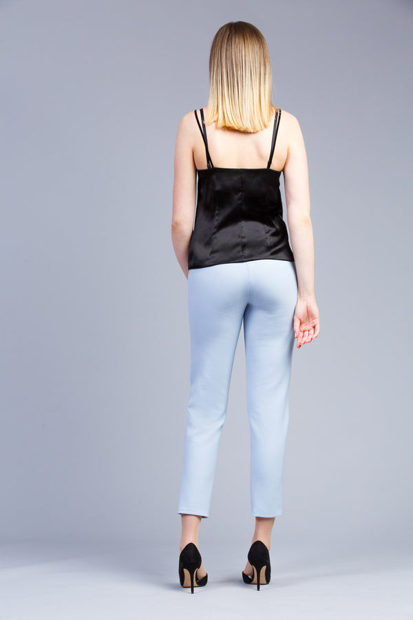 Pantalon slim en laine 