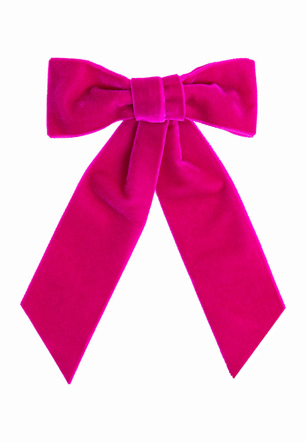 Barrette Noeud En Velours GM