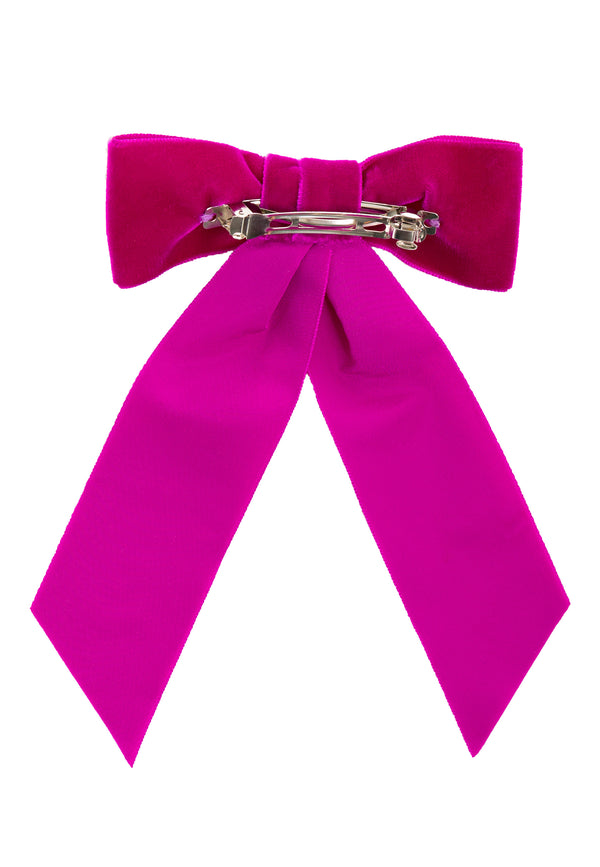 Barrette Noeud En Velours GM