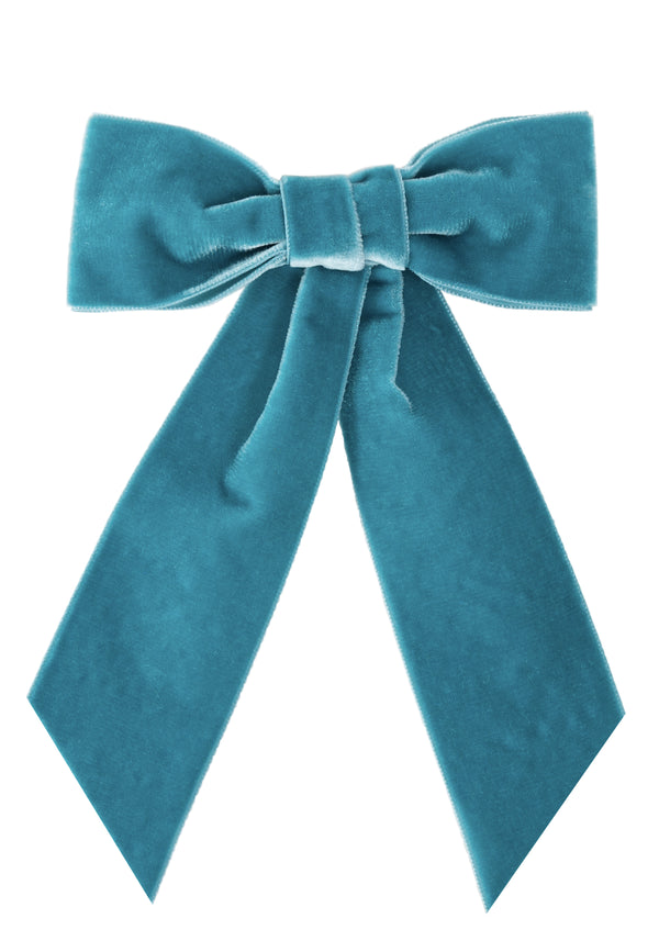 Barrette Noeud En Velours GM - ANI ARPÉ