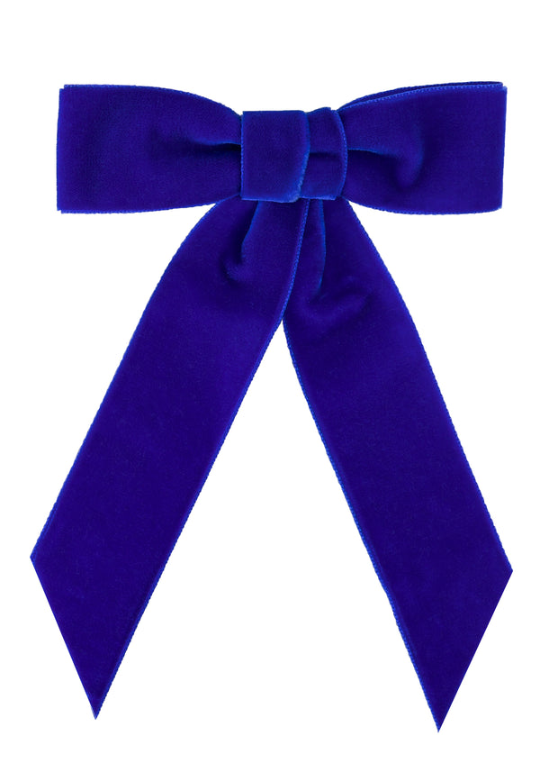 Barrette Noeud En Velours PM - ANI ARPÉ