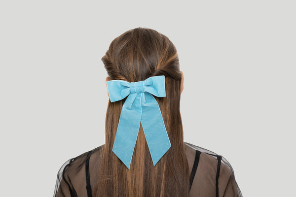 Barrette Noeud En Velours GM - ANI ARPÉ