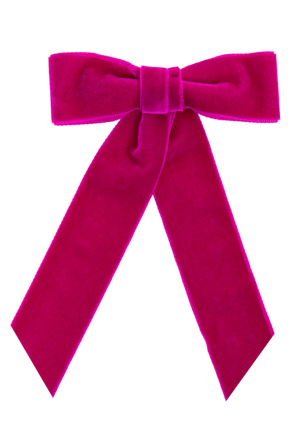 Barrette Noeud En Velours PM - ANI ARPÉ