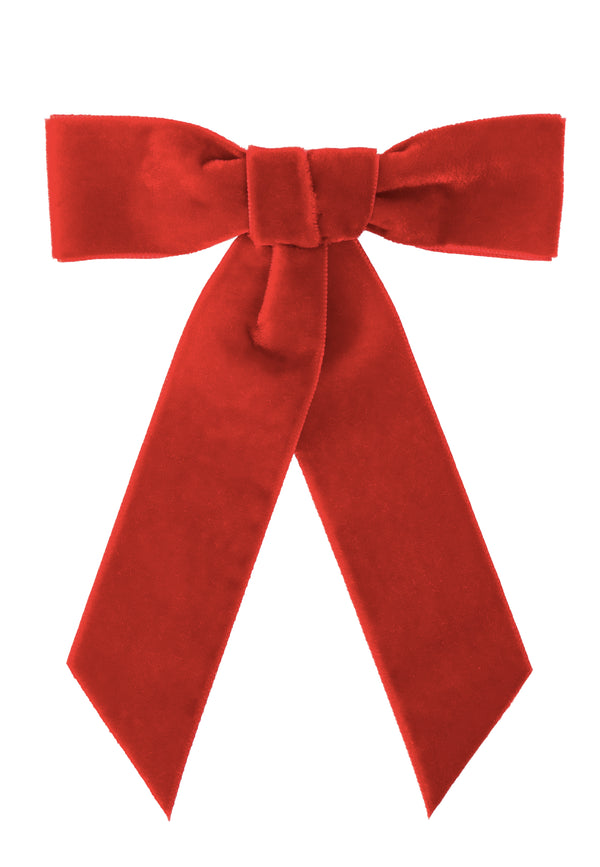 Barrette Noeud En Velours PM - ANI ARPÉ